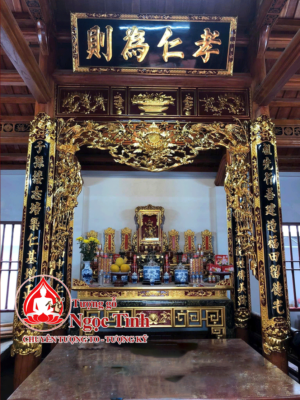 Mẫu Không Gian Thờ Cúng Tại Tư Gia