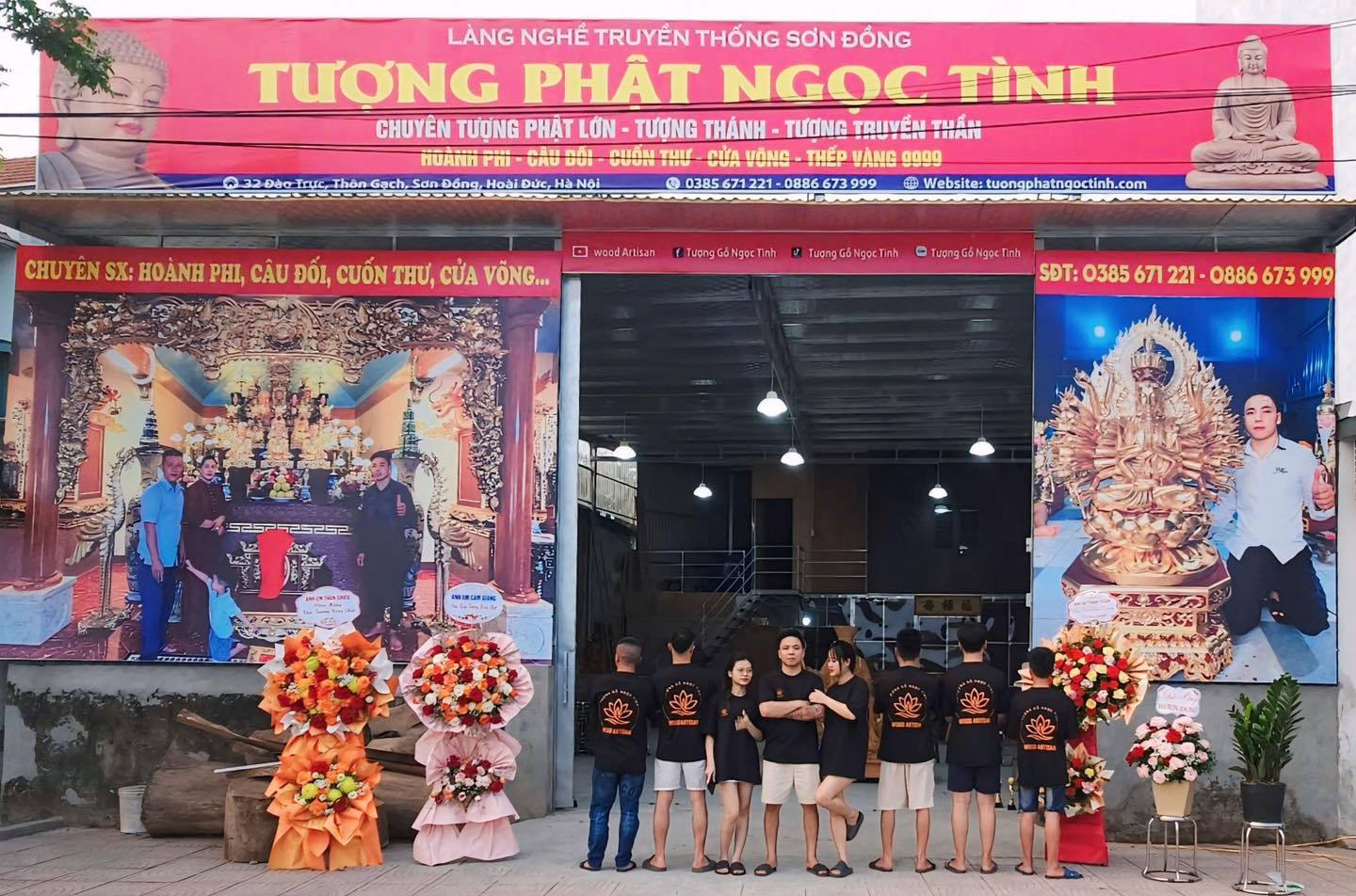 giới thiệu tượng gỗ ngọc tình