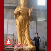 Tượng bồ tát gỗ dâu cao 5m5