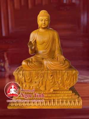 Tượng Bổn Sư Gỗ Mít Cao 1m7